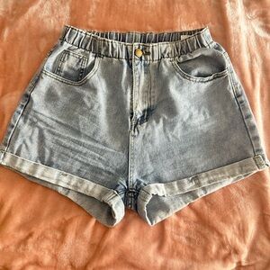 Blue Denim Women's Shorts